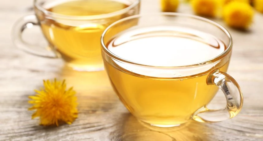 Tea Guide showing different types of tea