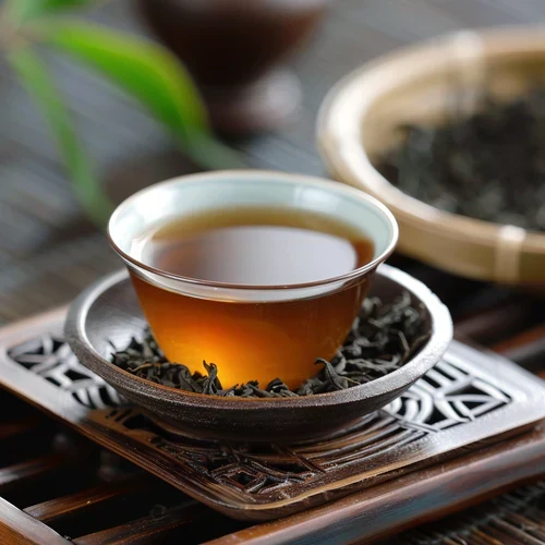 Tea Guide showing different types of tea