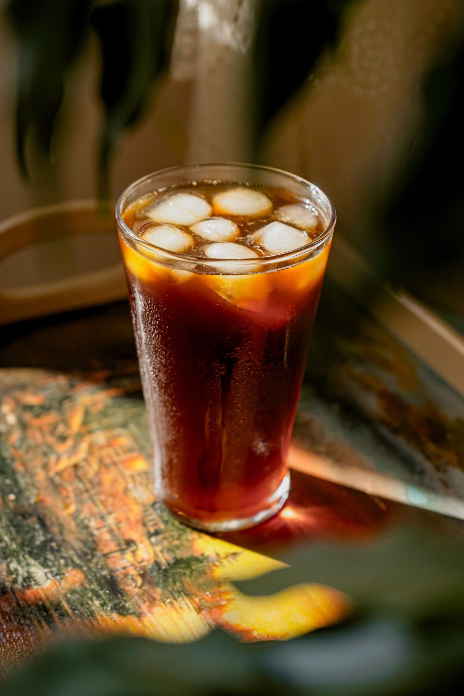 how to make cold brew tea - pitcher of cold brew tea steeping in the fridge